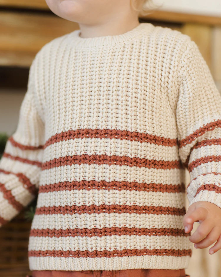 Rex Sweater | Cranberry | Quincy Mae