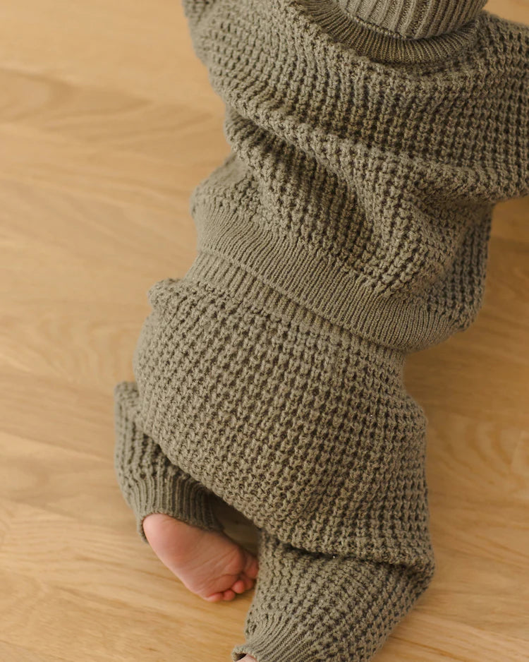 Chunky Knit Sweater | Forest | Quincy Mae