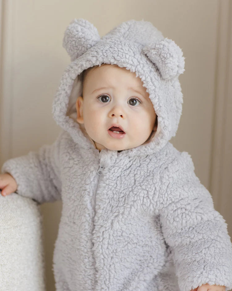 Bear Jumpsuit | Frost | Quincy Mae
