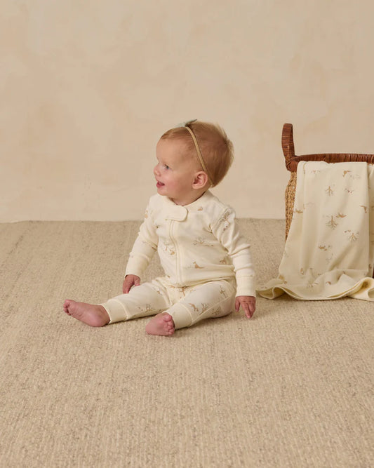 Zip Long Sleeve Sleeper | Fox Land | Quincy Mae