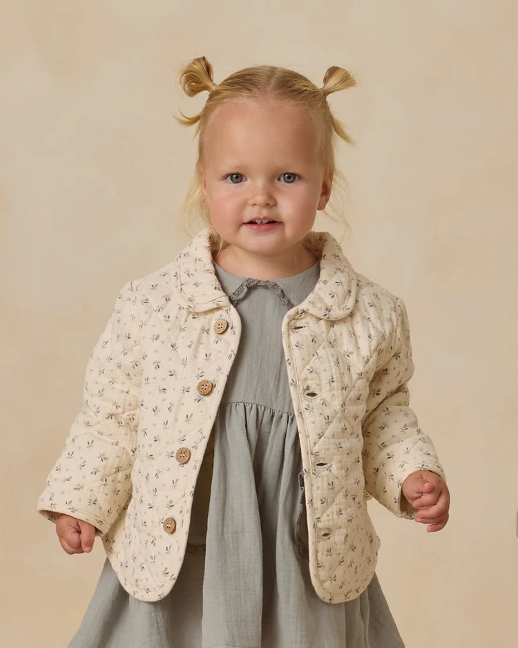 Quilted Jacket | Bluebell | Quincy Mae