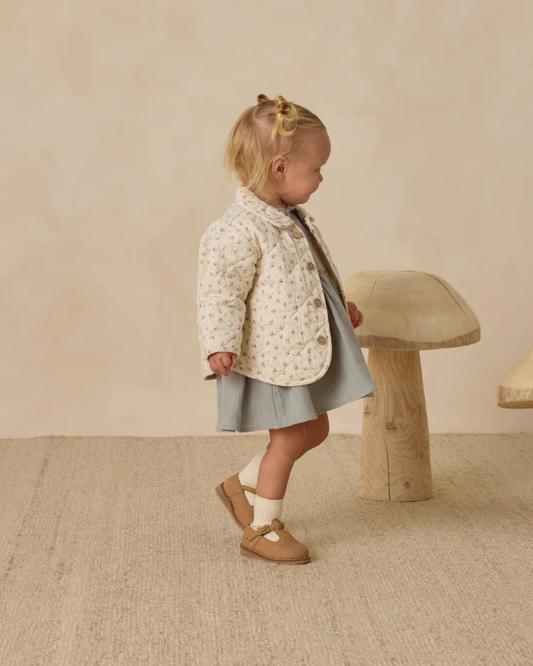 Quilted Jacket | Bluebell | Quincy Mae