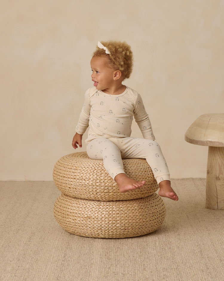 Little Knot Headband | Natural on Beige | Rylee & Cru