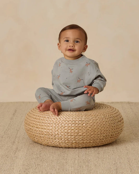 Relaxed Sweat Suit | Moose | Quincy Mae