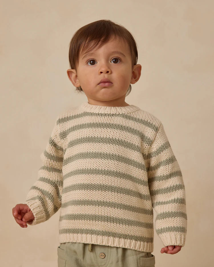 Rex Sweater | Fern Stripe | Quincy Mae