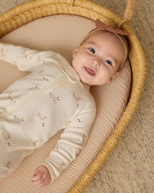 Zip Long Sleeve Sleeper Footie | Bunnies | Quincy Mae