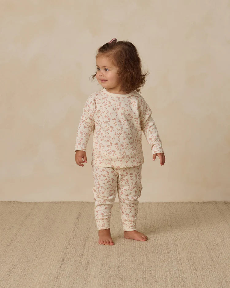 Drawstring Pant | French Garden | Quincy Mae