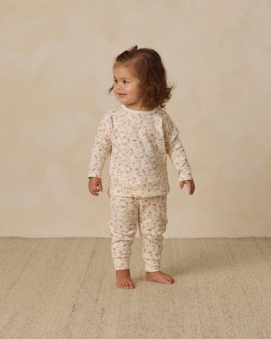 Drawstring Pant | French Garden | Quincy Mae