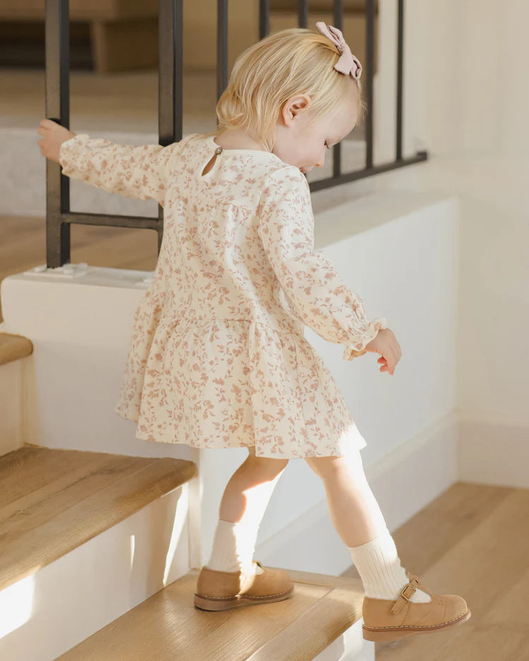 Tiered Jersey Dress | French Garden | Quincy Mae