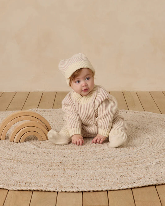 Relaxed Knit Sweater | Lilac | Quincy Mae