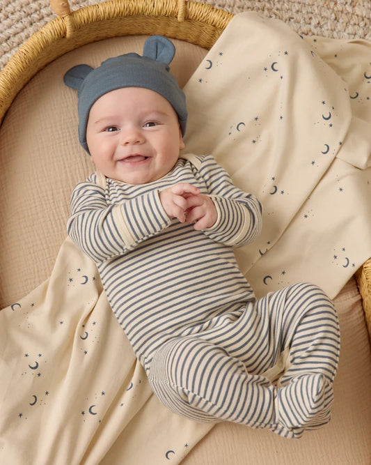 Baby Bear Beanie | Ocean | Quincy Mae