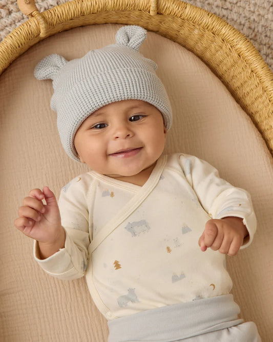 Side Snap Bodysuit + Pant Set | Polar  Bears | Quincy Mae