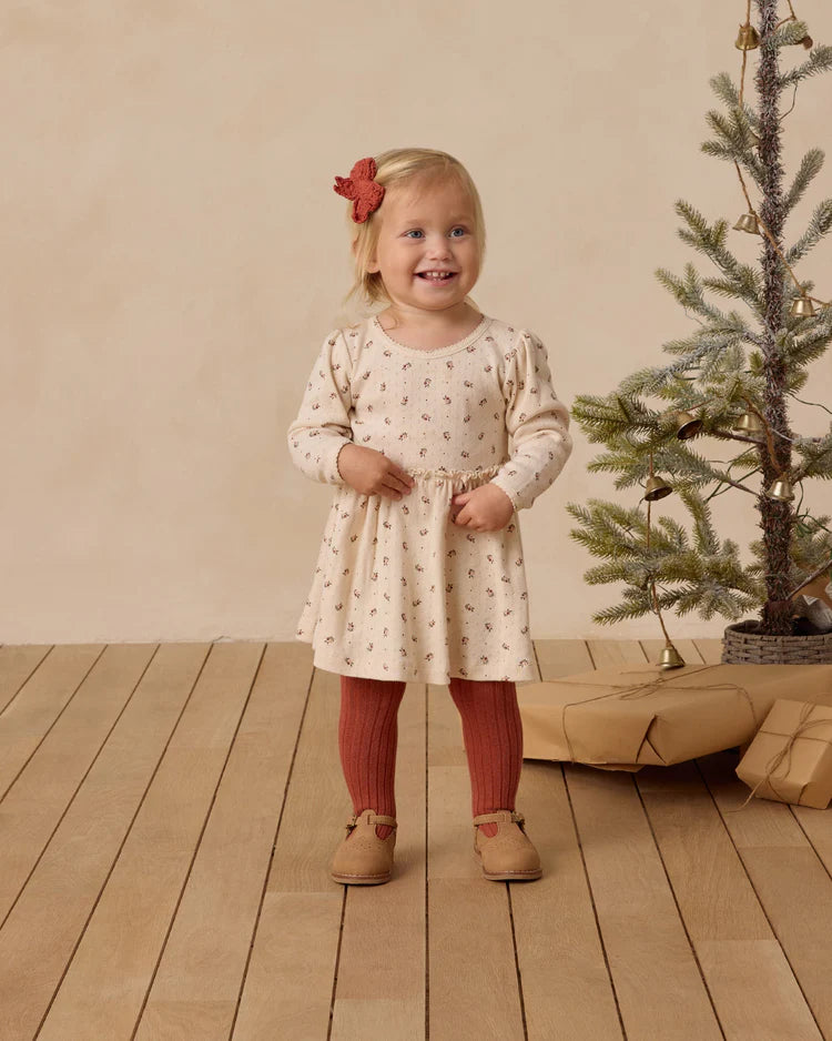 Tights | Cranberry | Quincy Mae