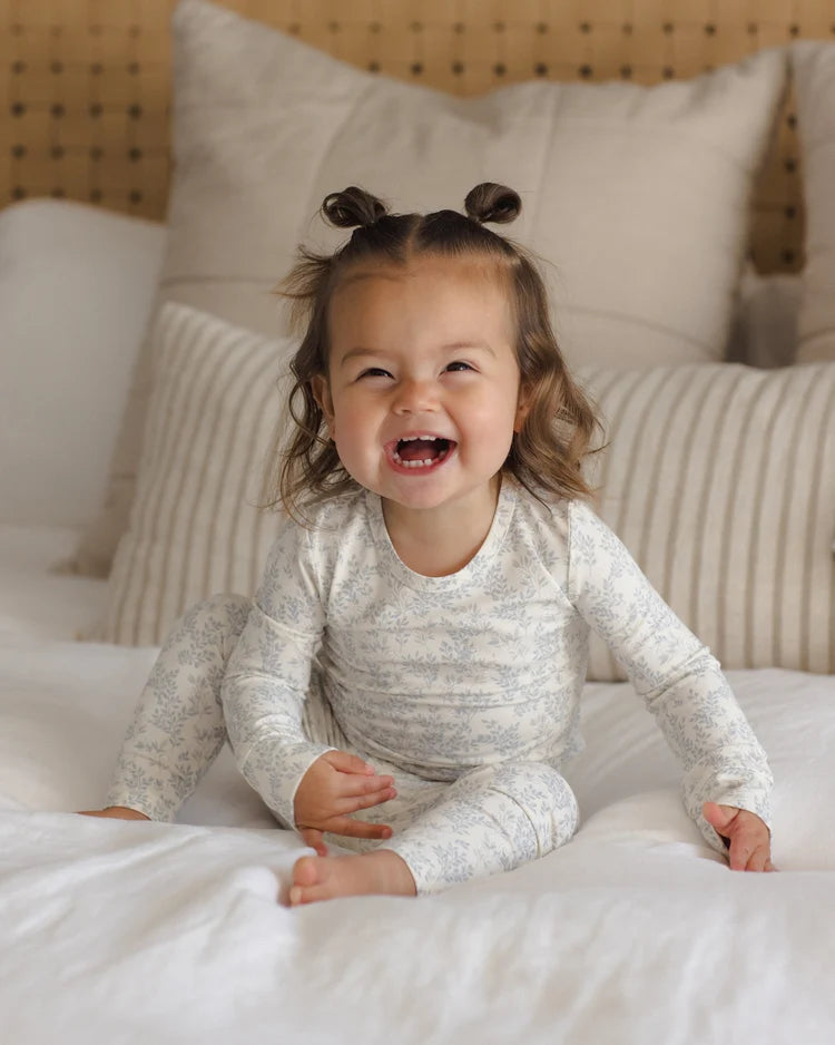 Bamboo Pajama Set | Cloud Floral | Quincy Mae