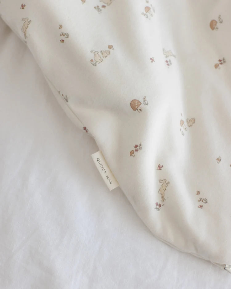 Jersey Sleep Bag | Bunnies | Quincy Mae