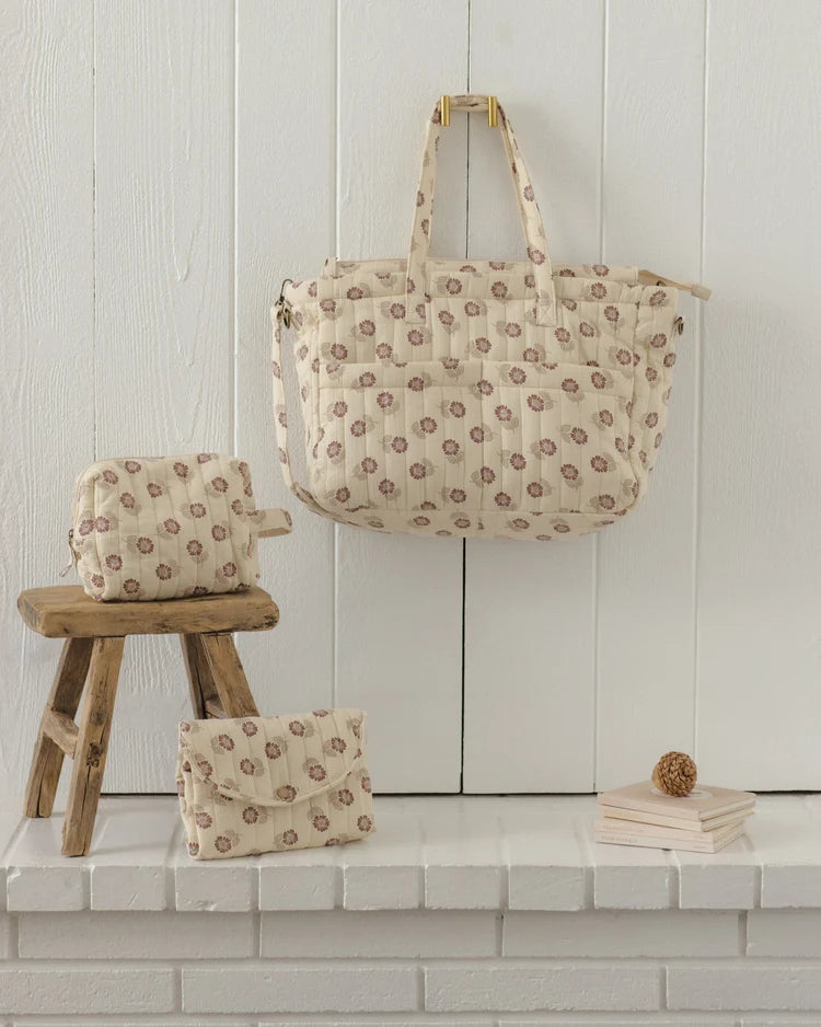 Diaper Bag + Changing Pad Set | Fall Floral | Quincy Mae