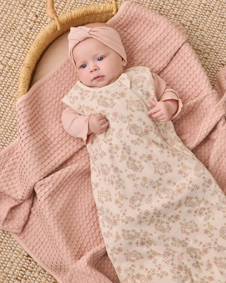 Jersey Sleep Bag | Floral Vine | Quincy Mae