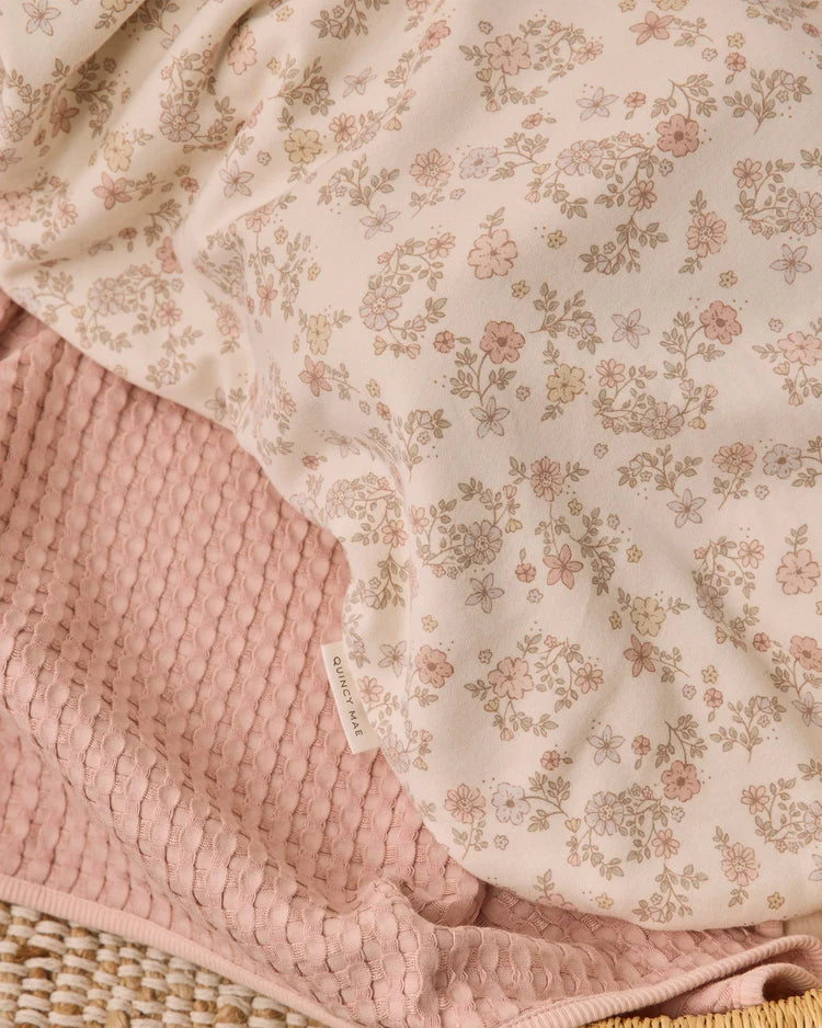 Jersey Sleep Bag | Floral Vine | Quincy Mae
