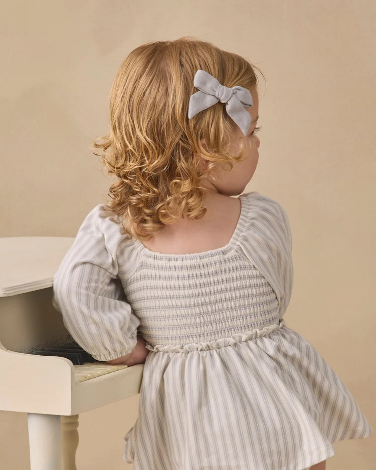 Lainey Romper | Cloud Stripe | Quincy Mae
