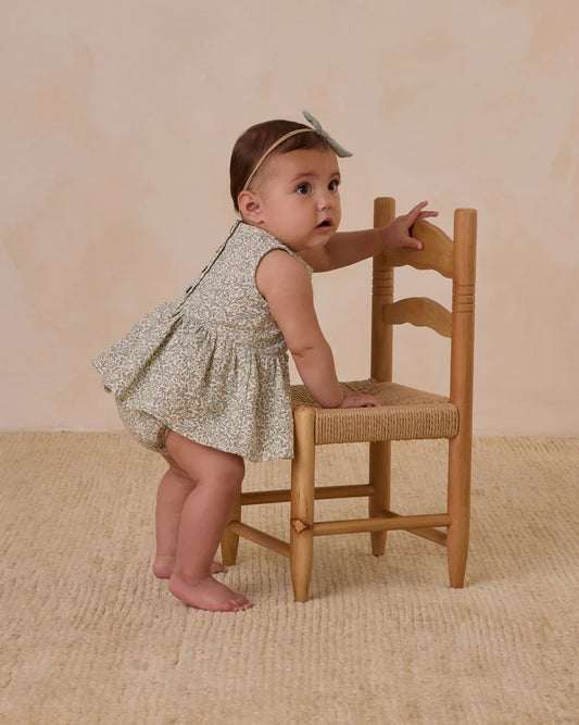 Skirted Tank Romper | Green Garden | Quincy Mae