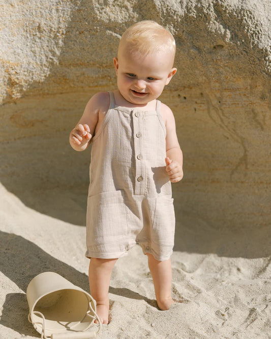 Oakley Romper | Oat | Quincy Mae