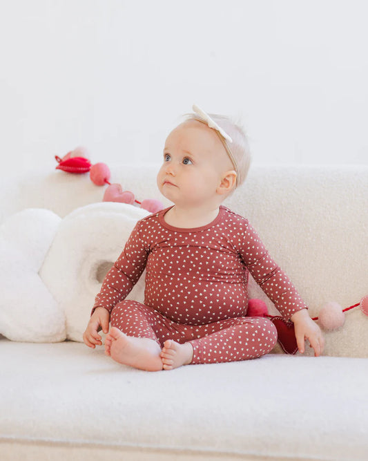 Bamboo Pajama Set | Quincy Mae | Tiny Hearts