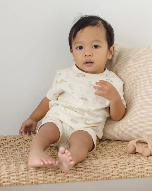 Summer Pajama Set | Dinosaur | Quincy Mae