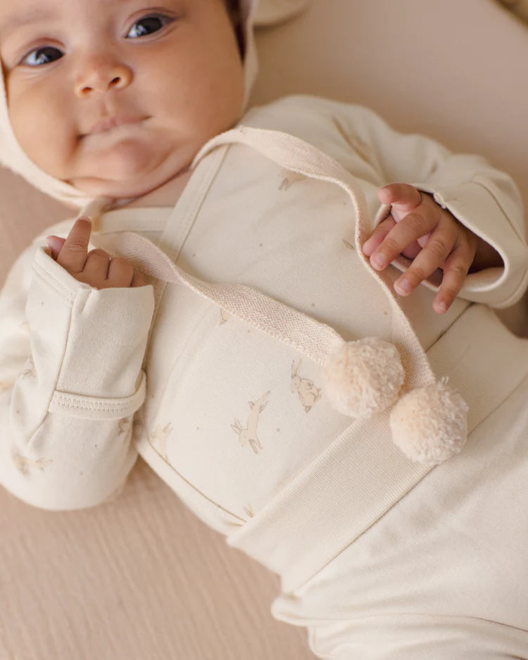 Side Snap Bodysuit | Bunnies | Quincy Mae