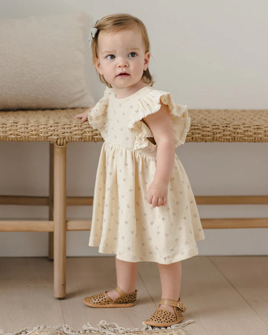 Daisy Dress | Mauve Ditsy | Quincy Mae