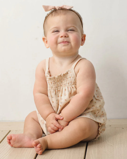Smocked Tank + Bloomer Set | Strawberries | Quincy Mae