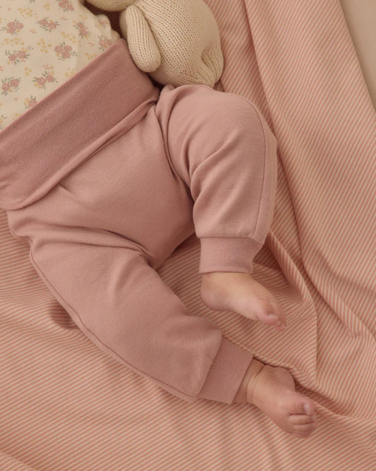 Baby Pant | Mauve | Quincy Mae