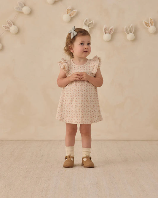 Flutter Dress | Strawberries | Quincy Mae