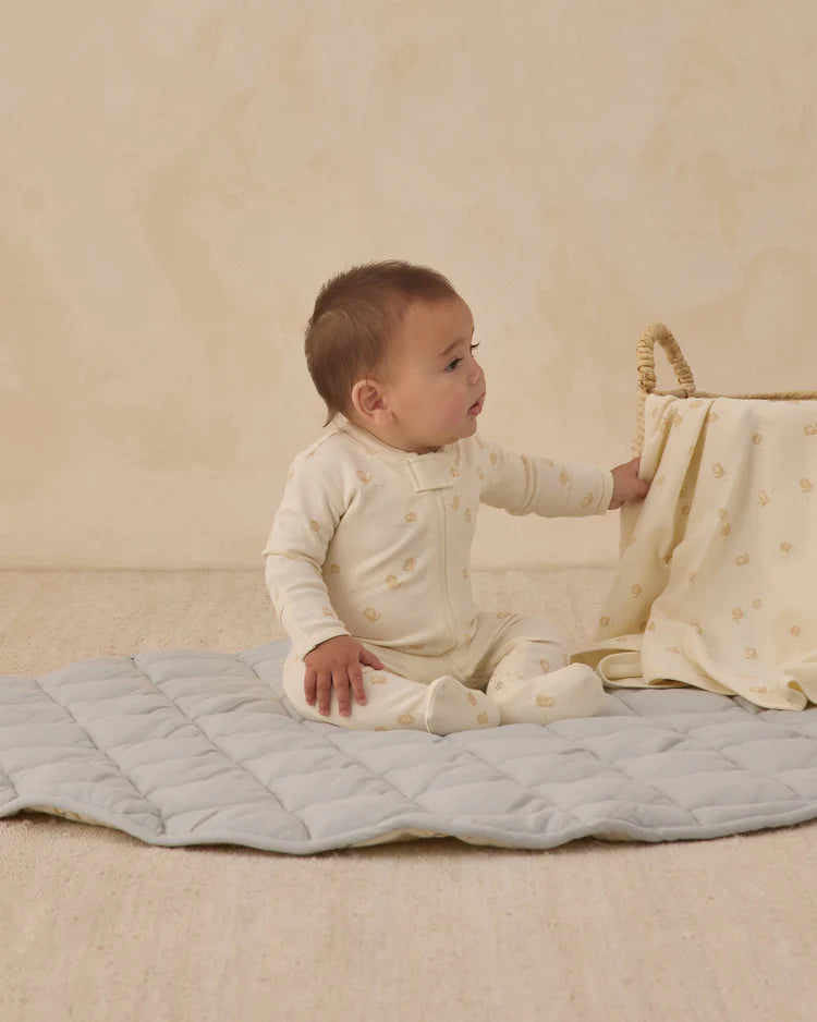 Zip Long Sleeve Sleeper Footie | Chicks | Quincy Mae
