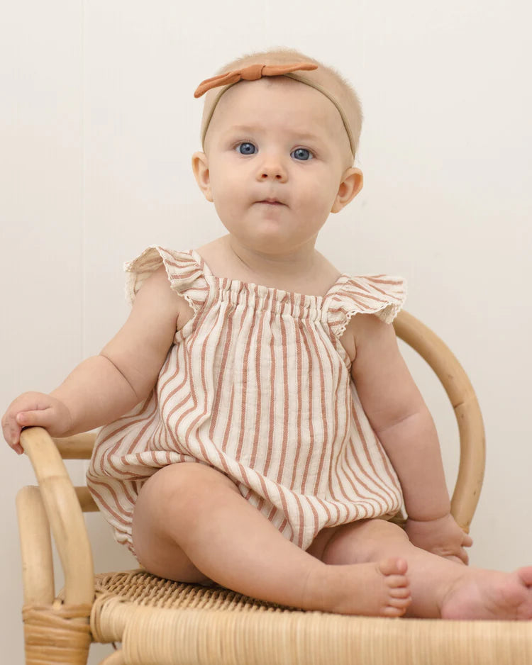 Bonnie Romper | Vintage Stripe | Quincy Mae