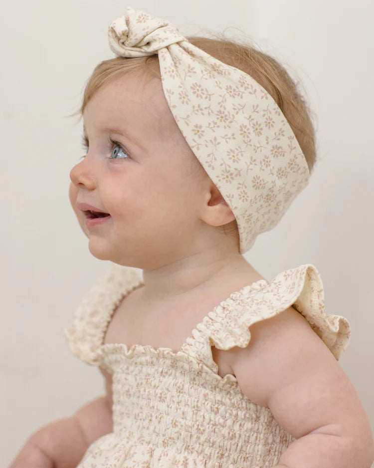 Knotted Headband | Ditsy | Quincy Mae