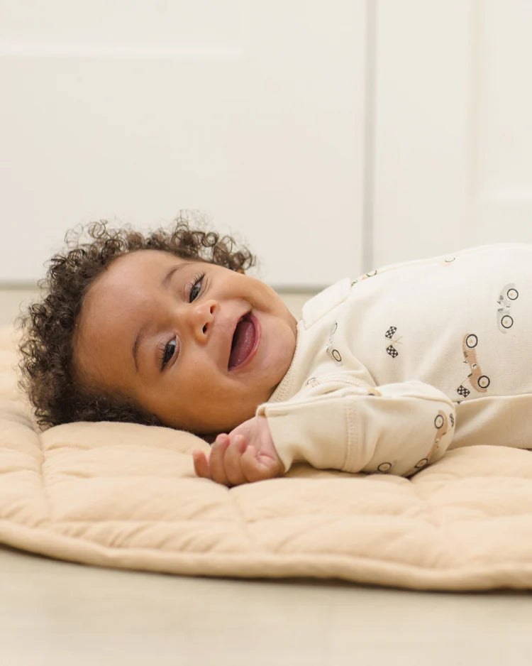 Zip Longsleeve Sleeper | Race Car | Quincy Mae