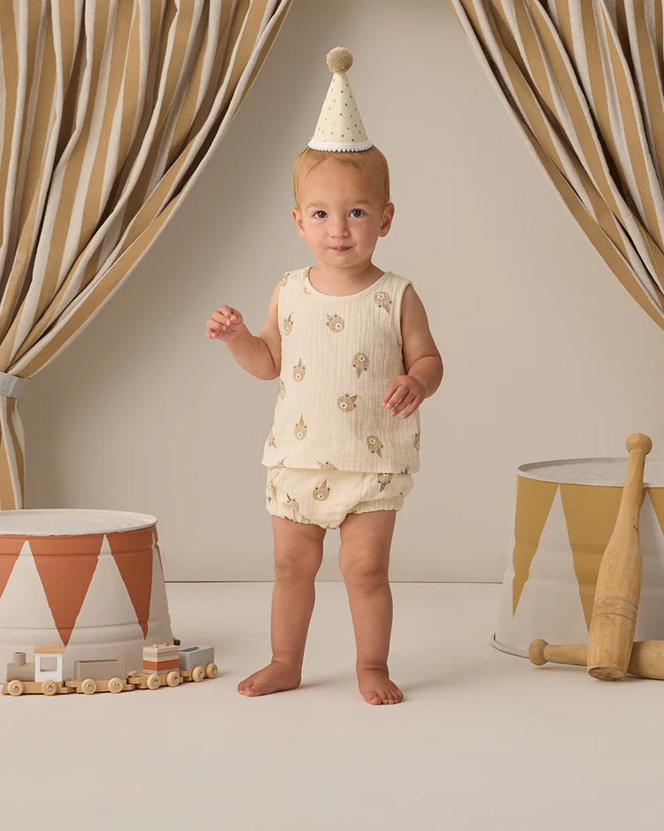 Woven Tank Set | Party Bears | Quincy Mae