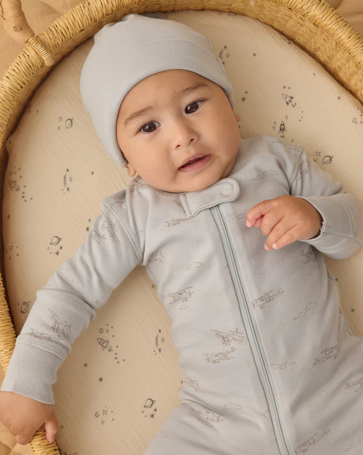 Knotted Baby Hat | Sky | Quincy Mae