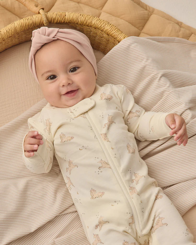 Zip Longsleeve Sleeper | Unicorns | Quincy Mae