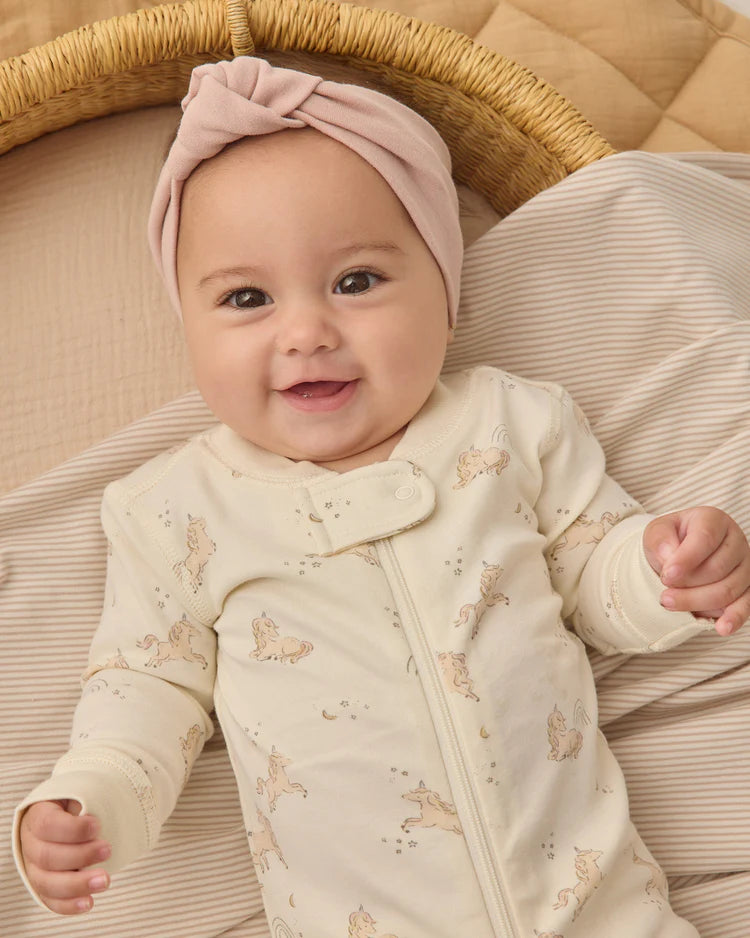 Zip Longsleeve Sleeper | Unicorns | Quincy Mae