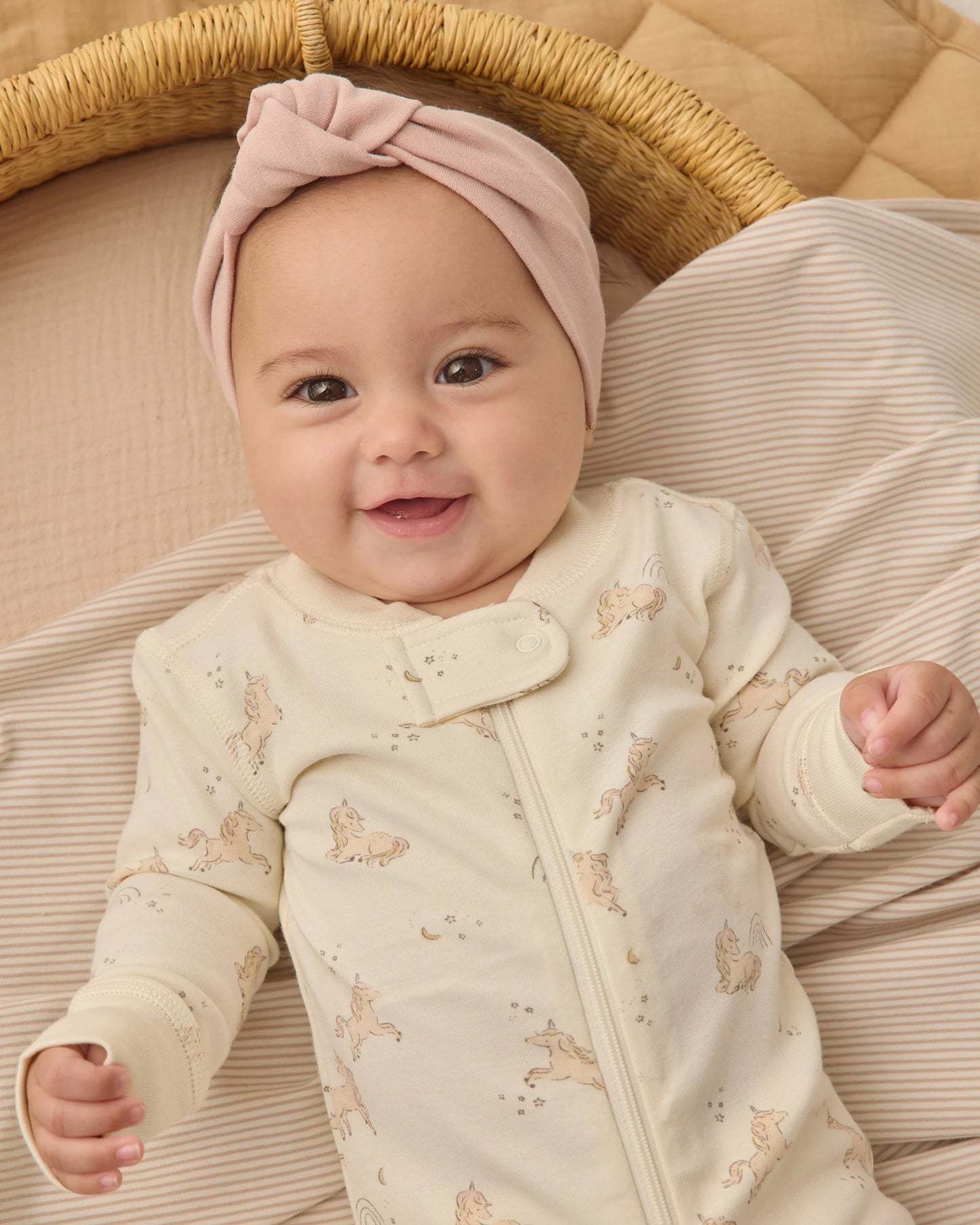 Knotted Headband | Blush | Quincy Mae