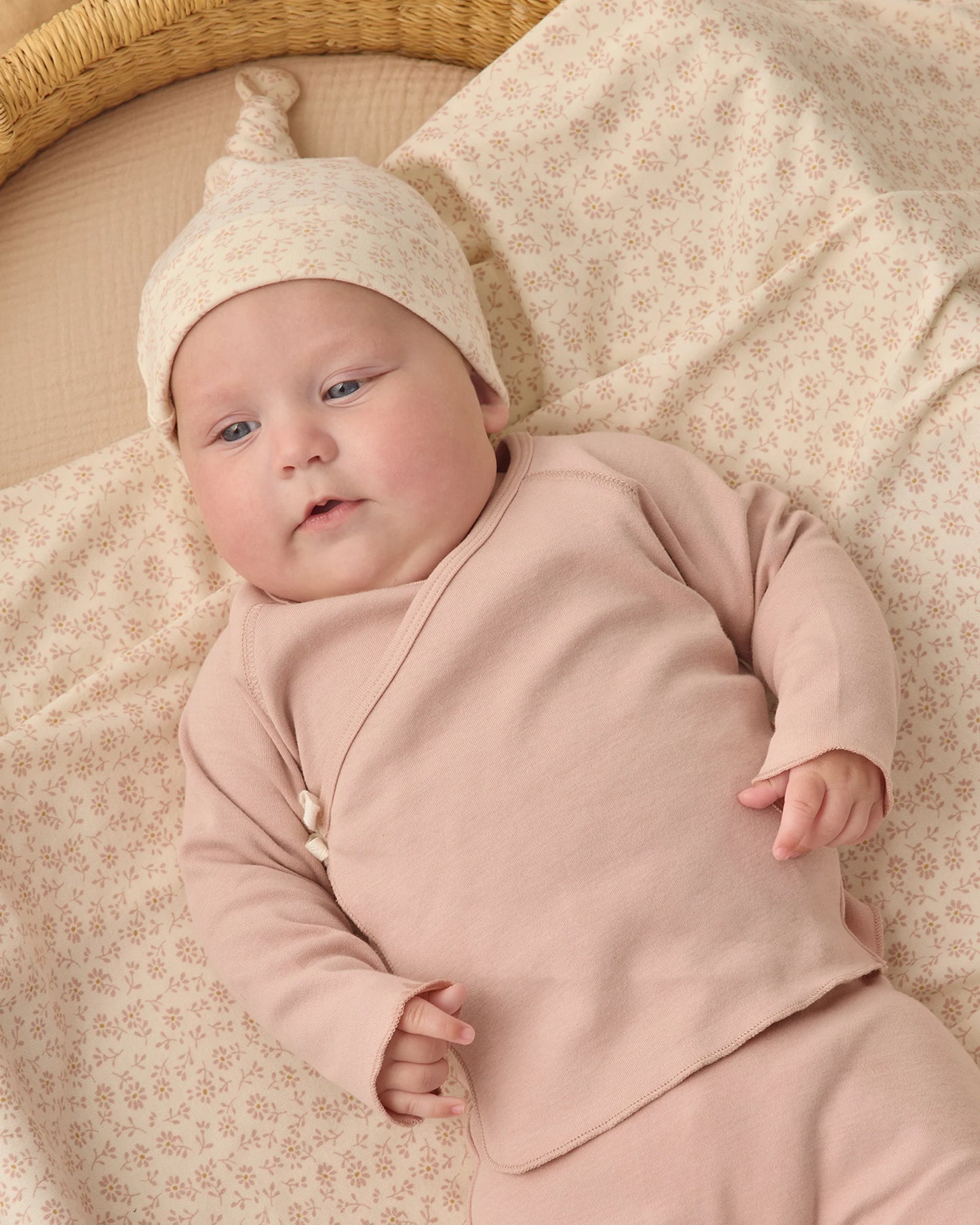 Knotted Baby Hat | Ditsy | Quincy Mae