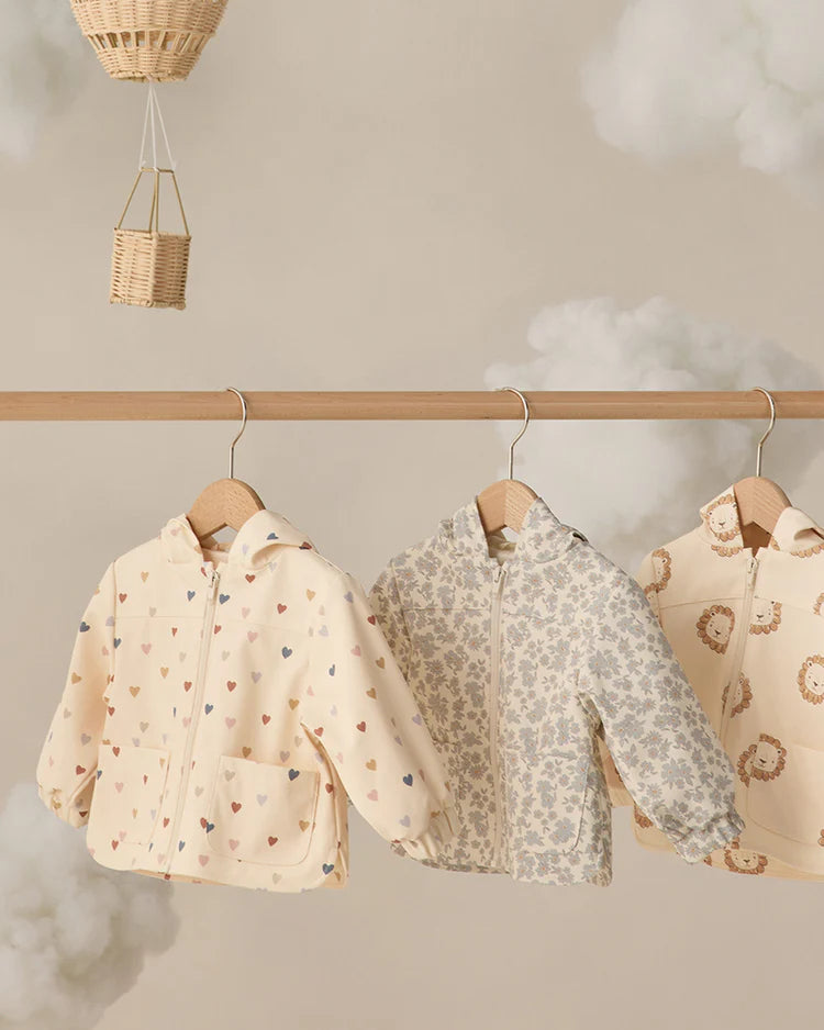 Rain Coat | Confetti Heart Small | Quincy Mae