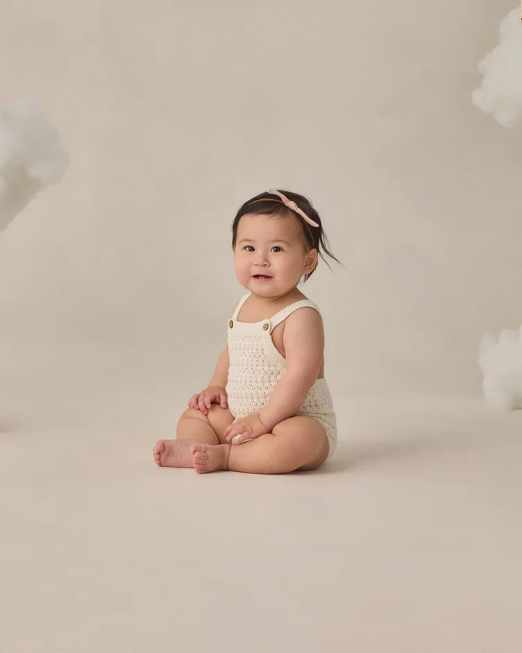 Tatum Romper | Ivory | Quincy Mae
