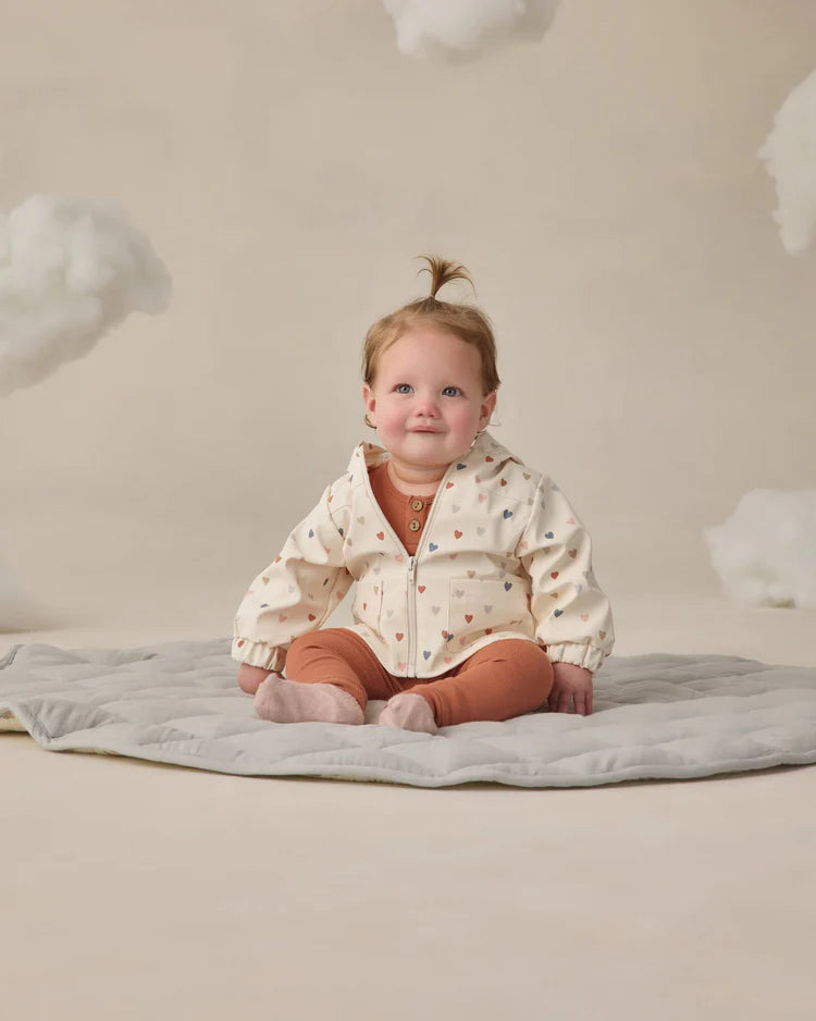 Rain Coat | Confetti Heart Small | Quincy Mae