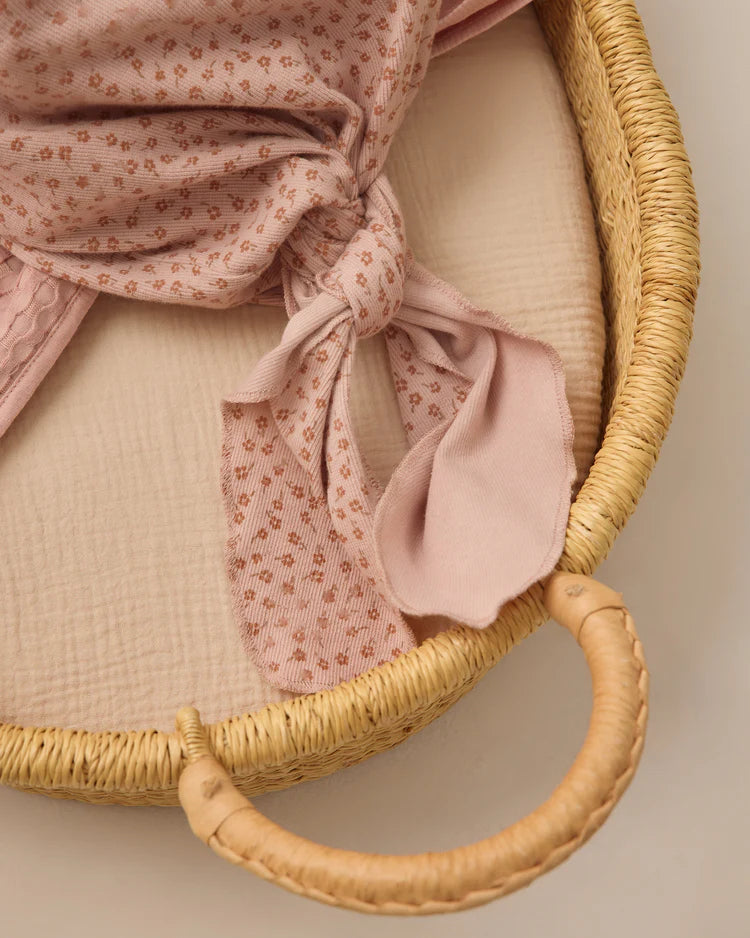 Knotted Baby Gown + Hat Set | Posy | Quincy Mae