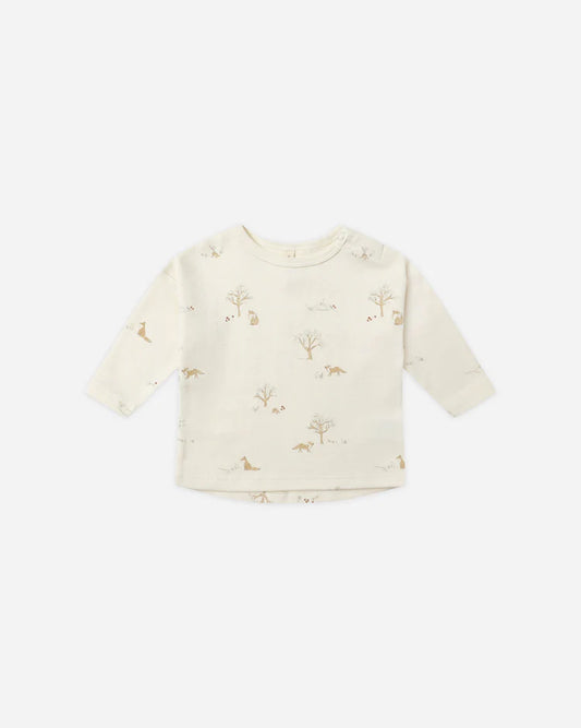 Long Sleeve Tee | Fox Land | Quincy Mae