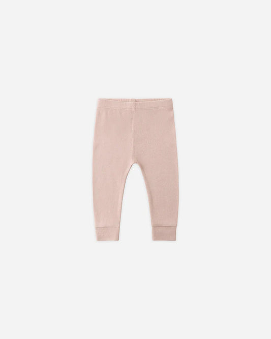 Ribbed Legging | Blush | Quincy Mae
