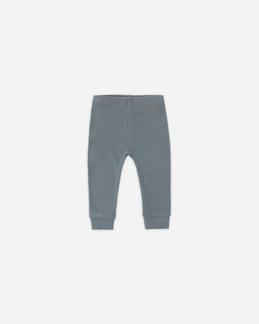 Ribbed Legging | Ocean | Quincy Mae