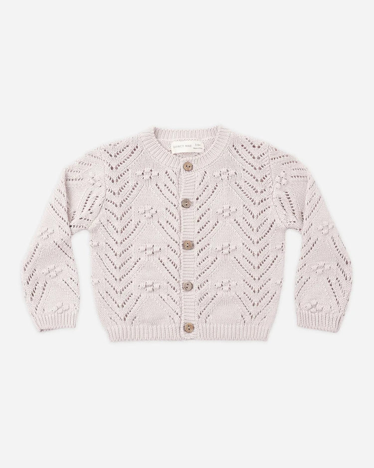 Knit Cardigan | Lilac Mist | Quincy Mae